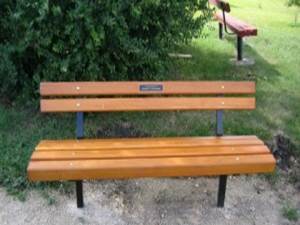 New park bench